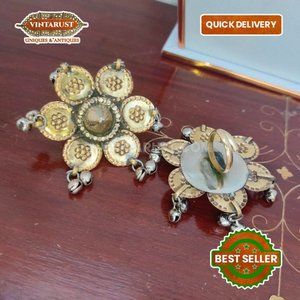 Afghan Ethnic Ring With Silver Bells, Massive Kuchi Ring, Afghan Jewelry